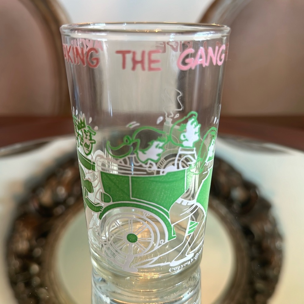 Archie Taking The Gang For A Ride Welch’s Vintage Jelly Glass 1971